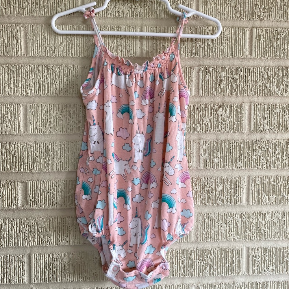 EUC Posh Peanut unicorn bubble 2t